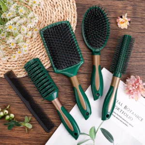 5 Pieces Hair Brush Comb Set Detangling Paddle Brush